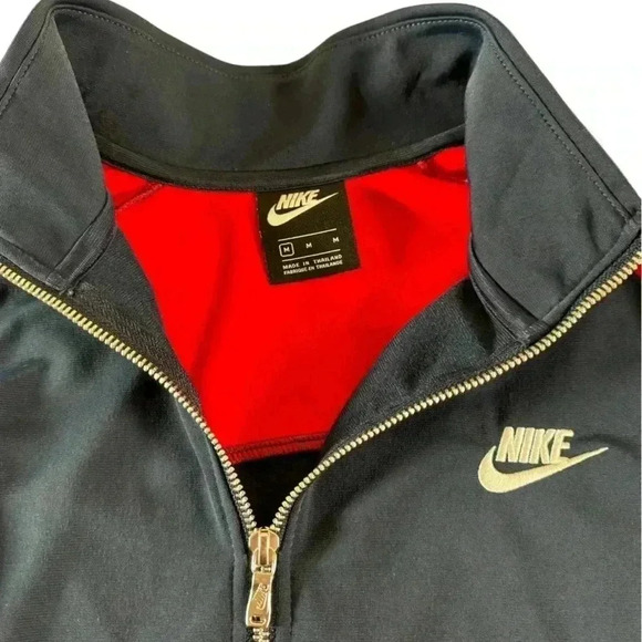 Nike Vintage Blue  Red White Colorblock Zip Up  Track Jacket Adult Size Medium - Picture 4 of 14